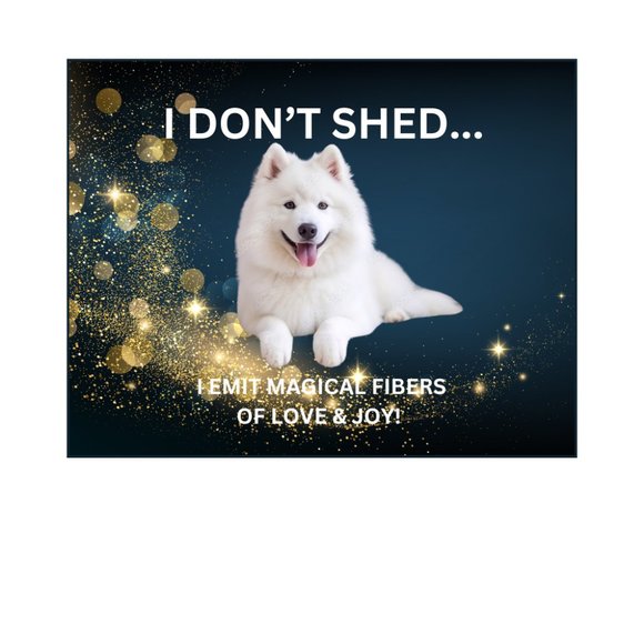 Samoyed Flexible Refrigerator Magnet - Picture 1 of 1